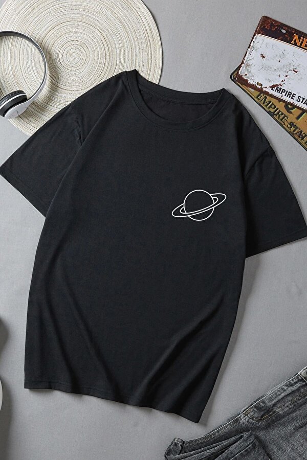 Unisex Baskılı Oversize T-shirt - 3 Al 1 Öde