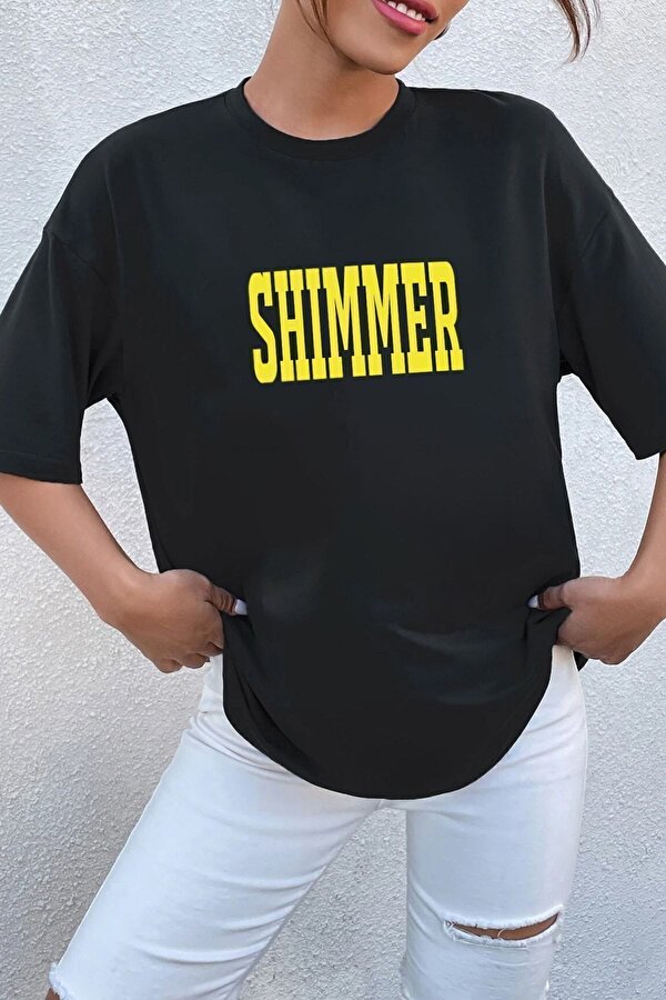 Unisex Shimmer Baskılı T-shirt - 3 Al 1 Öde