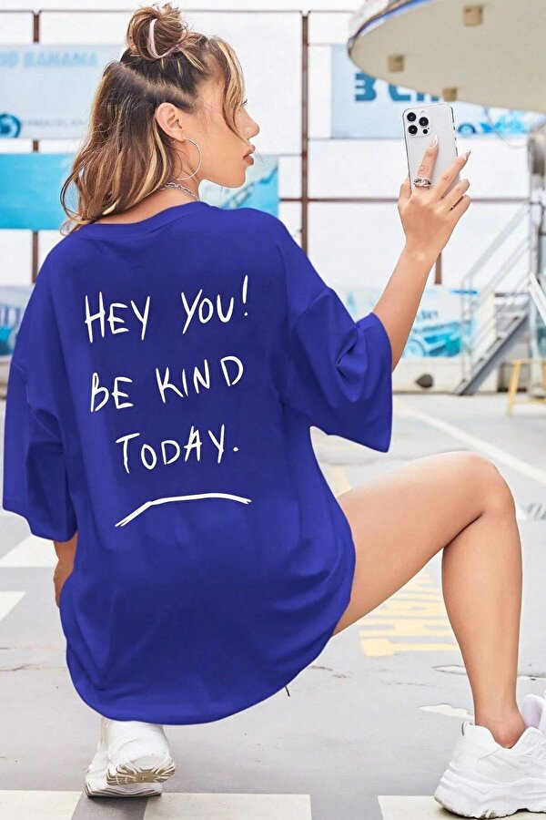 Unisex Hey you Baskılı T-shirt - 3 Al 1 Öde