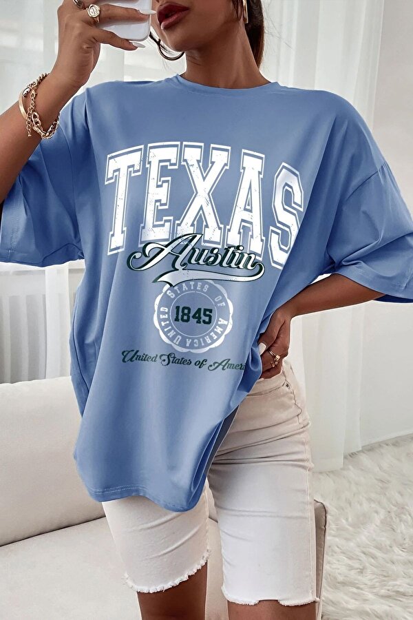 Unisex Texas Tasarım Tshirt - 3 Al 1 Öde