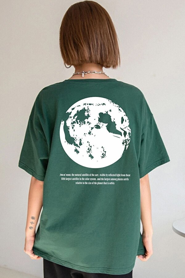 Unisex The Moon Baskılı T-shirt - FLO 3 Al 1 Öde