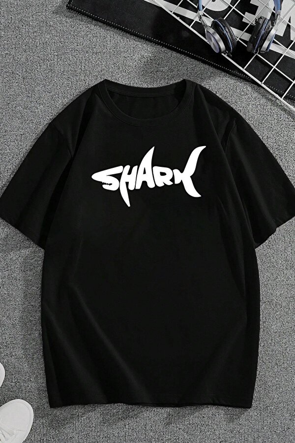 Unisex Shark Tasarım Tshirt - FLO 3 Al 1 Öde