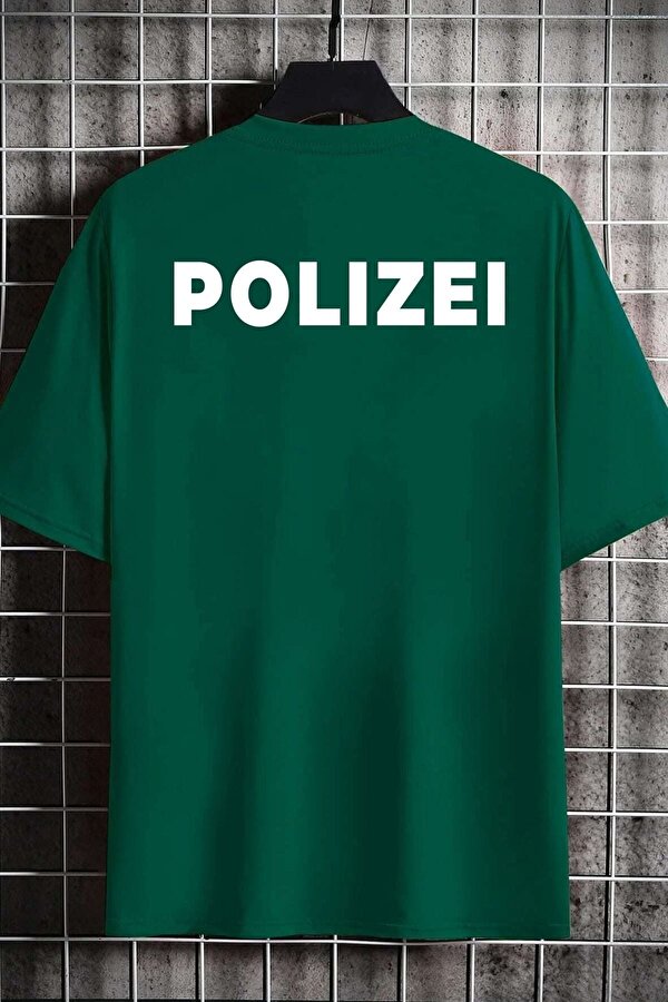 Unisex Polizei Baskılı T-shirt - FLO 3 Al 1 Öde