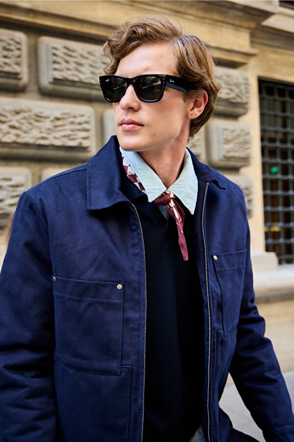 Erkek Pamuklu Mont Ceket Lacivert