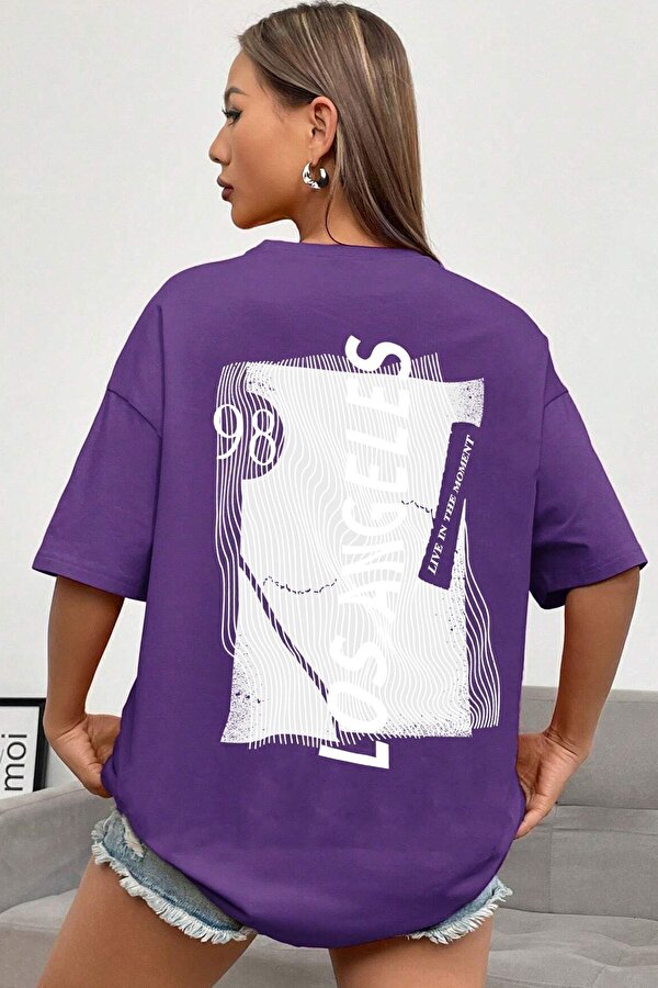 Unisex Live In The Moment Tasarım Tshirt - 3 Al 1 Öde