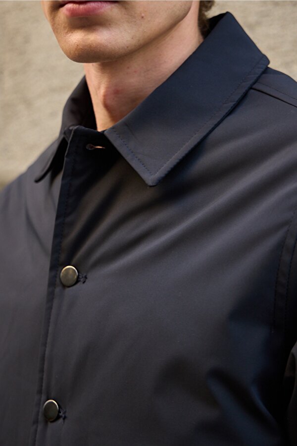 Erkek Basic Mont Ceket Lacivert