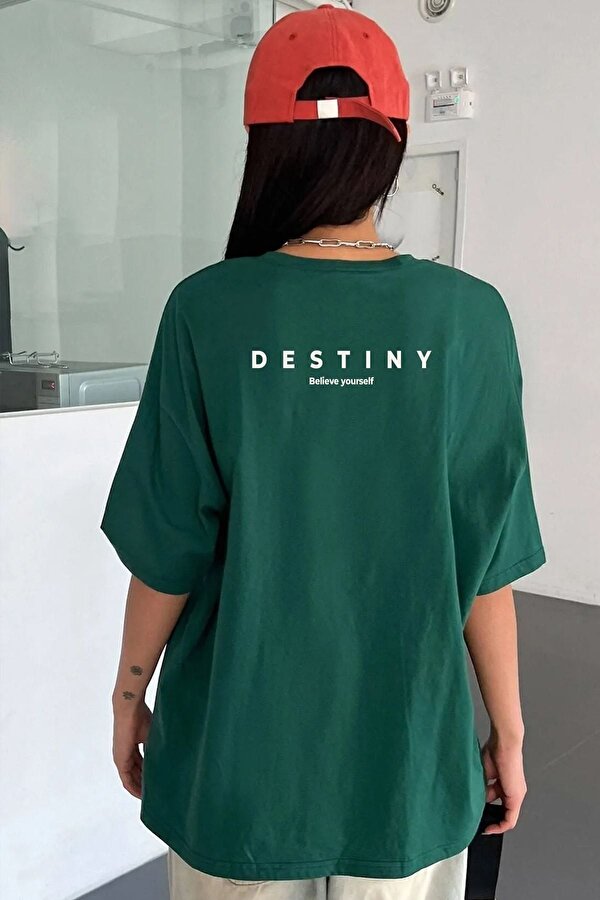 Unisex Destiny Baskılı T-shirt - 3 Al 1 Öde