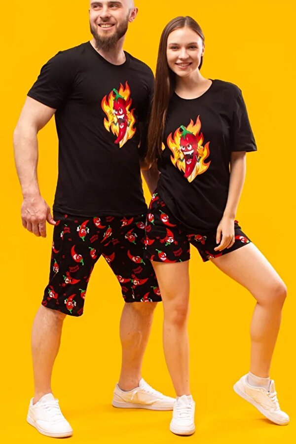 Unisex Süper Biber Baskılı Oversize Tshirt - FLO 3 Al 1 Öde