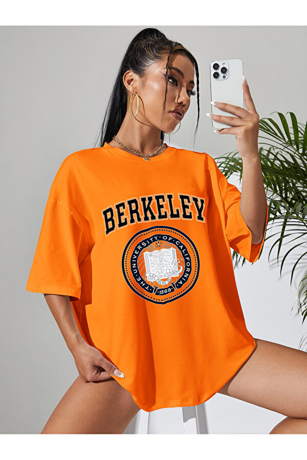 Unisex Berkeley Baskılı T-shirt - 3 Al 1 Öde