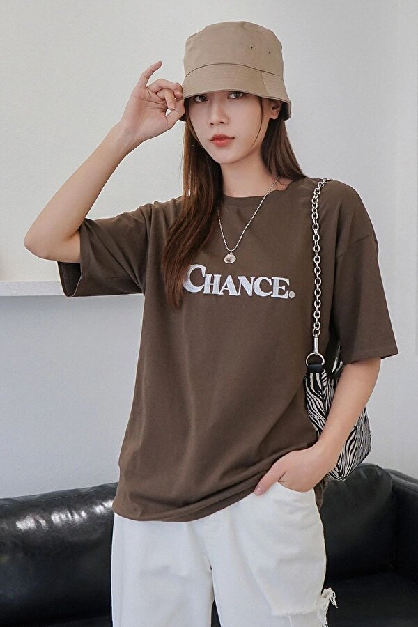 Unisex Chance Baskılı Tasarım Tshirt - 3 Al 1 Öde