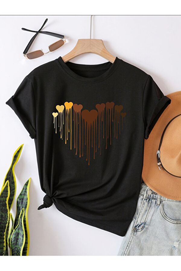Eriyen Kalpler Baskılı Tasarım Tshirt