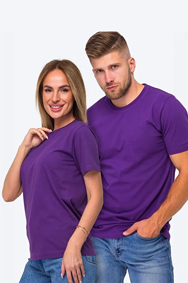 Unisex  Pamuklu Oversize Basic Tshirt