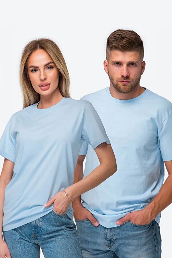 Unisex  Pamuklu Oversize Basic Tshirt