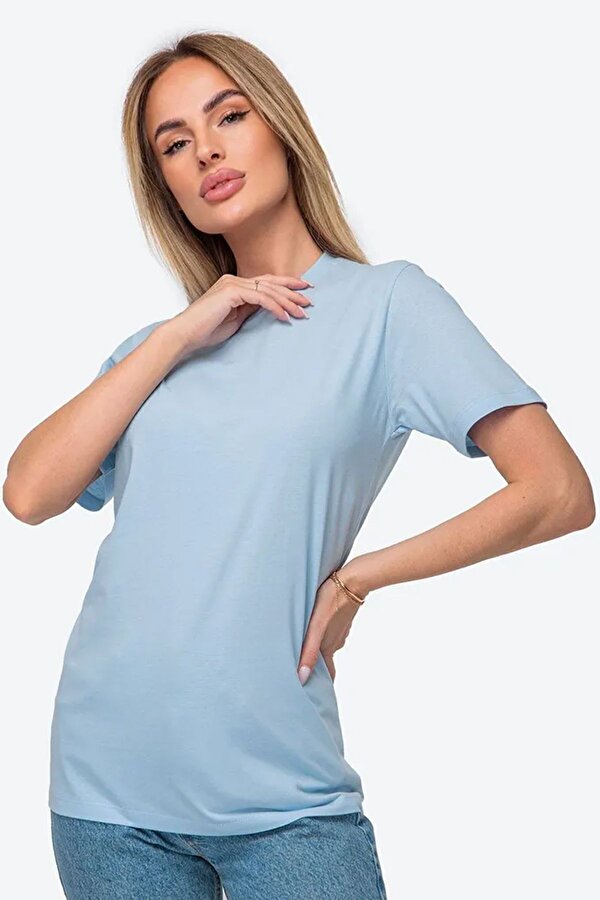 Unisex  Pamuklu Oversize Basic Tshirt