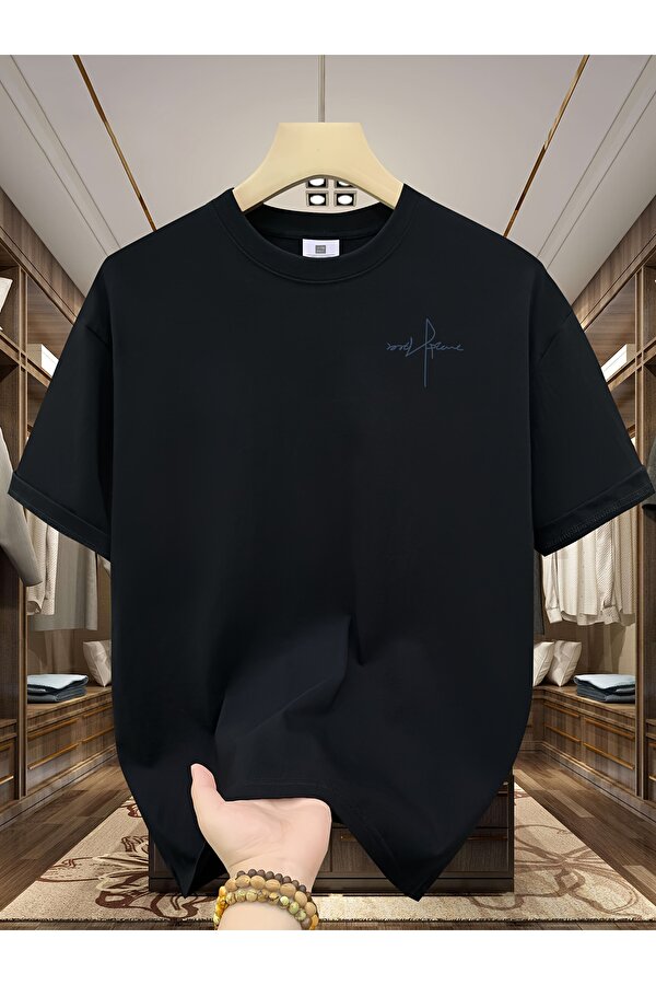 Unisex Grafik Ruhu, İmza Tarzı Tasarım Basklı Tshirt