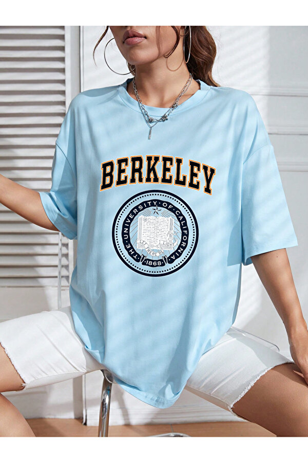 Unisex Berkeley Baskılı T-shirt - 3 Al 1 Öde