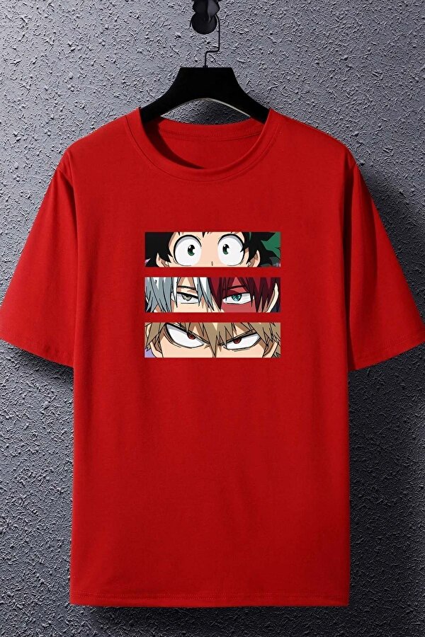 Unisex Ken Kaneki Baskılı T-shirt - 3 Al 1 Öde