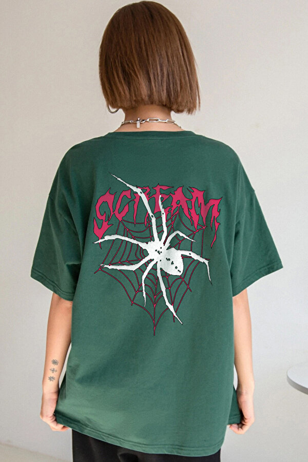 Scream Baskılı Unisex Oversize Tshirt - FLO 3 Al 1 Öde