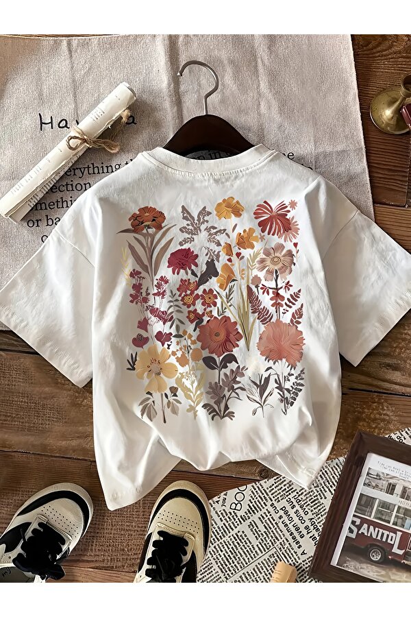 Flovers Baskılı Tasarım Tshirt