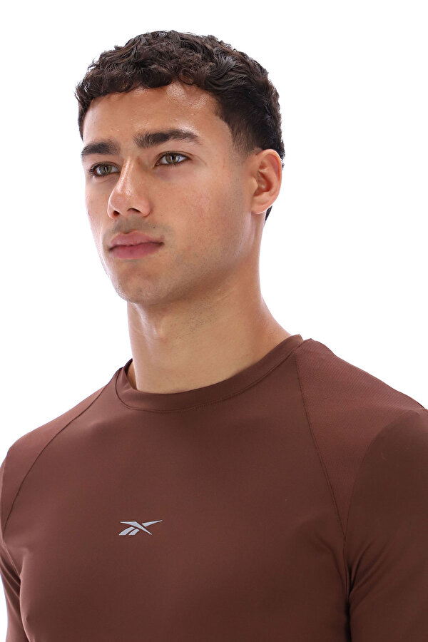 Clothing Reebok All Race Run Tee Коричневый 004