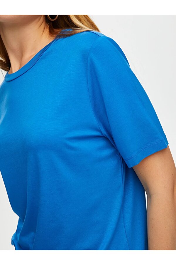 Yuvarlak Yaka Kısa Kol Kadın T-Shirt BS25TSH002