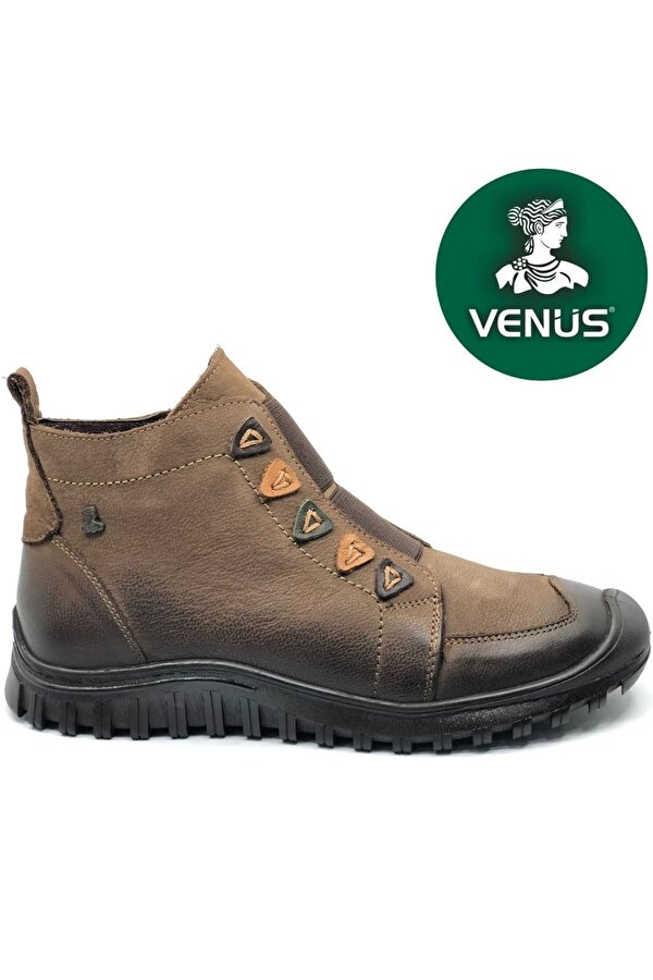 Nikkoolll Hakiki Deri Kaymaz Taban Ortopedik Kadın Bot