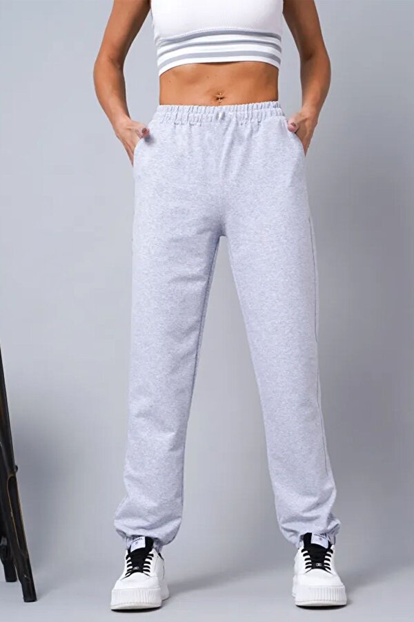 Pamuklu Rahat Kalıp Eşofman Altı