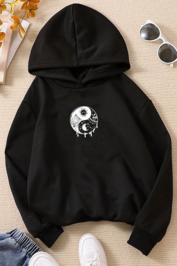 Çocuk Yin & Yang Tasarım Sweatshirt - FLO 3 Al 1 Öde