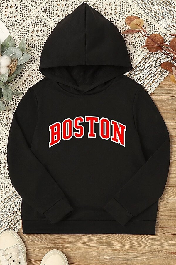 Çocuk Boston Baskılı Sweatshirt - FLO 3 Al 1 Öde