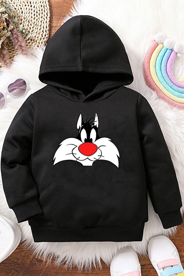 Çocuk Sylvester Baskılı Sweatshirt - 3 Al 1 Öde