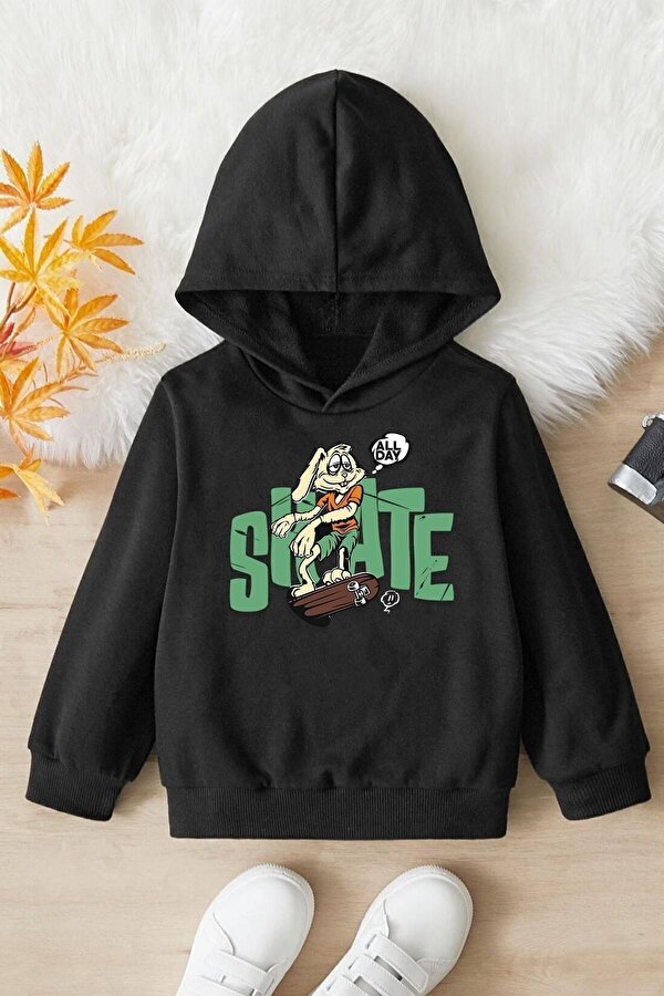 Çocuk All Day Rabbit Baskılı Sweatshirt - FLO 3 Al 1 Öde