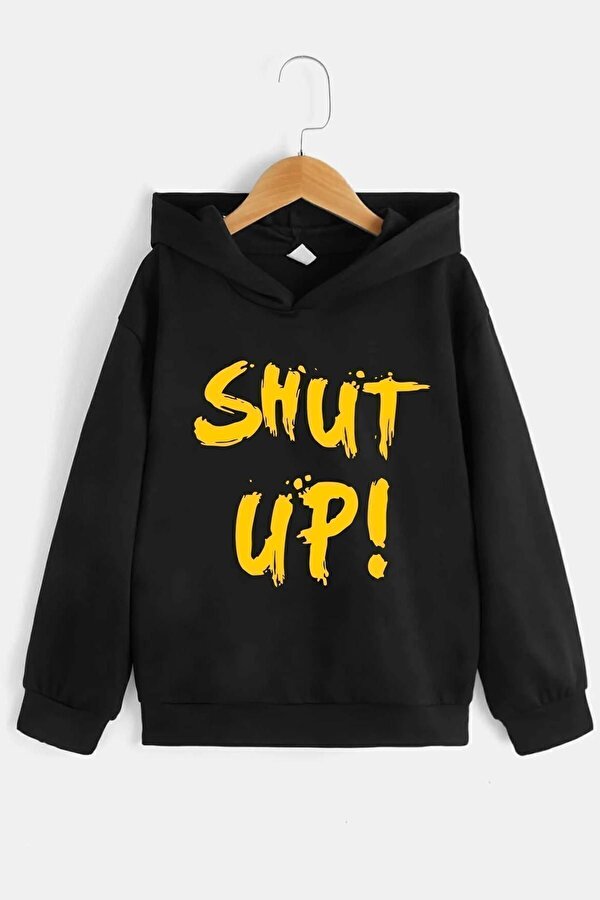 Çocuk Shut Up Baskılı Sweatshirt - 3 Al 1 Öde