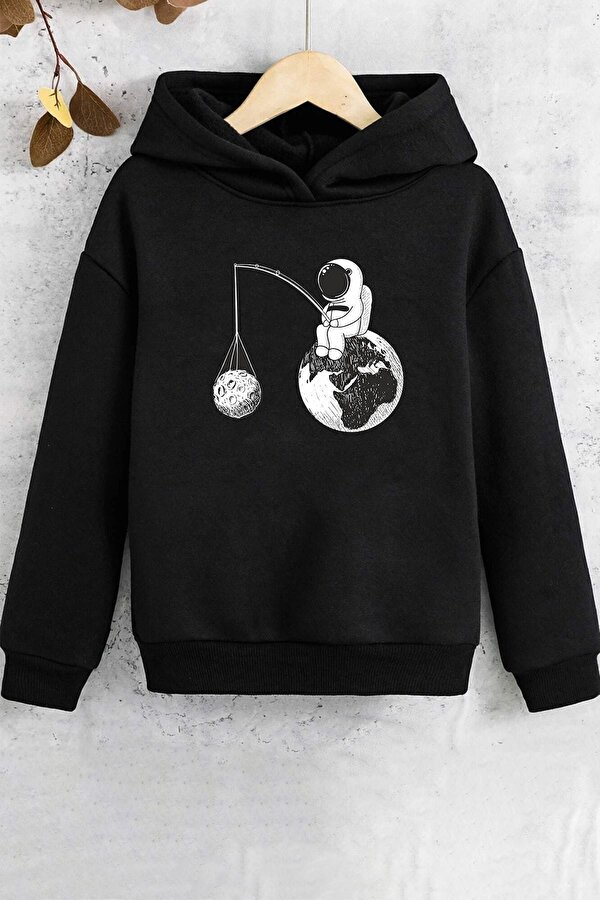 Çocuk Uzay Temalı Baskılı Sweatshirt - 3 Al 1 Öde