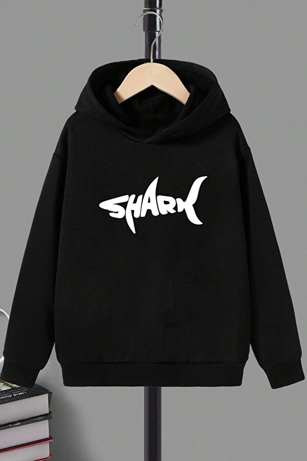 Çocuk Shark Baskılı Sweatshirt - 3 Al 1 Öde