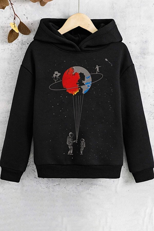 Çocuk Evren Temalı Baskılı Sweatshirt - FLO 3 Al 1 Öde