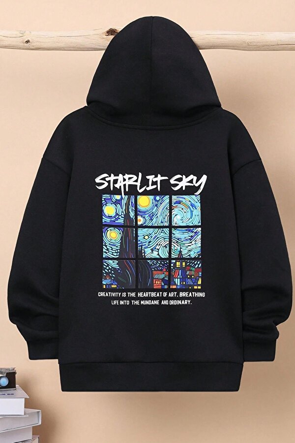 Starlit Sky Baskılı Erkek - Kız Çocuk Rahat Kalıp Sweatshirt - FLO 3 Al 1 Öde
