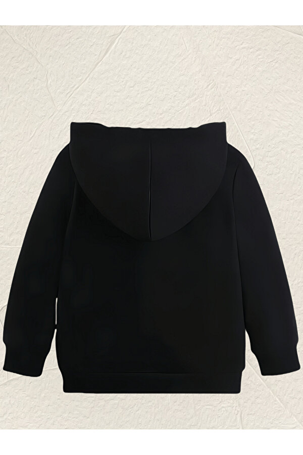 Papatya Baskılı Oversize Çocuk Sweatshirt