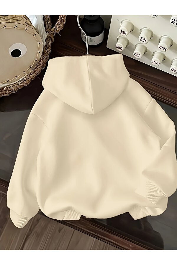 Happy Cherry Baskılı Oversize Çocuk Sweatshirt