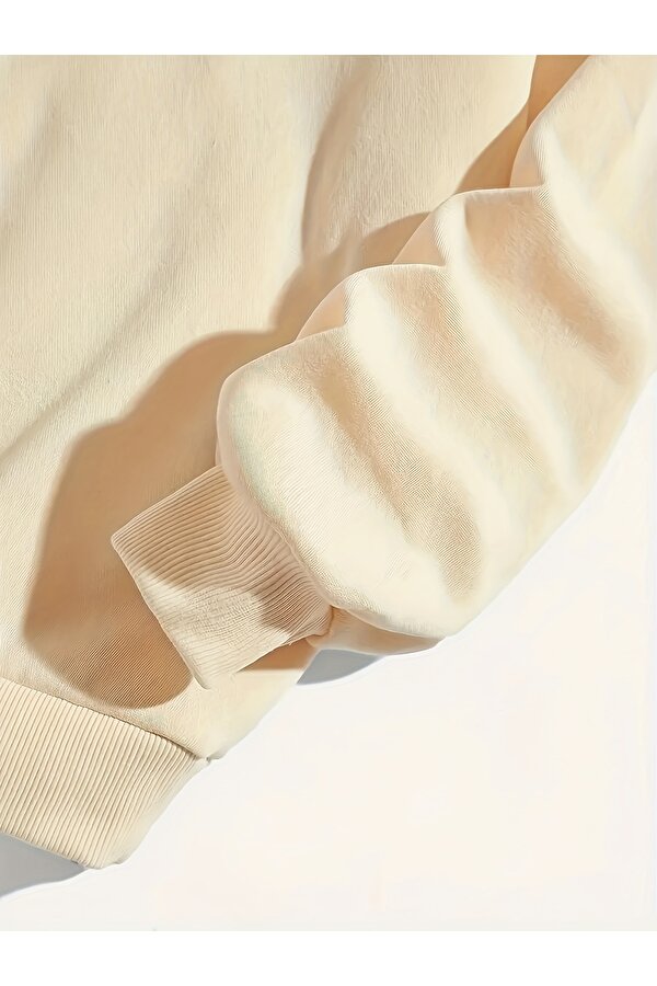 Happy Cherry Baskılı Oversize Çocuk Sweatshirt