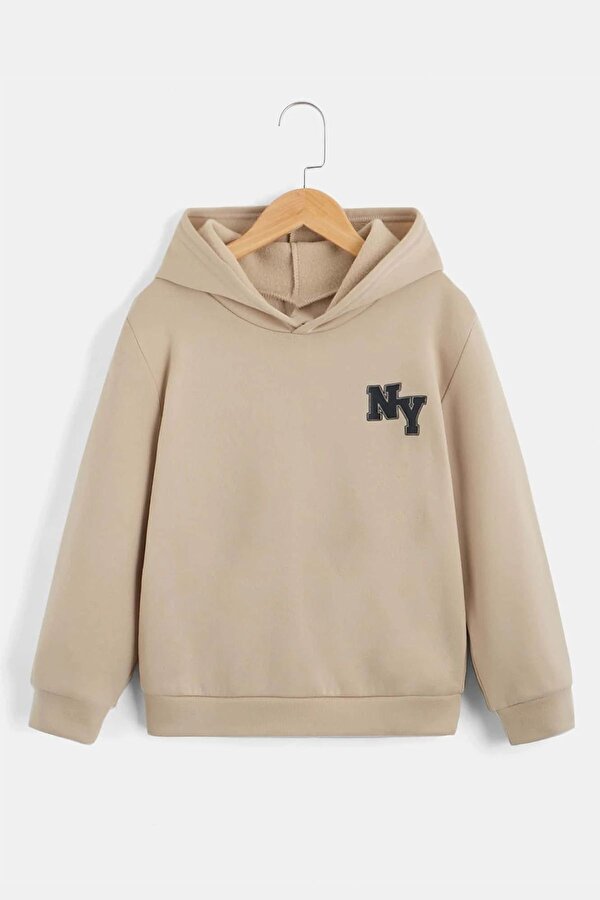Ny Baskılı Erkek - Kız Çocuk Rahat Kalıp Sweatshirt - 3 Al 1 Öde