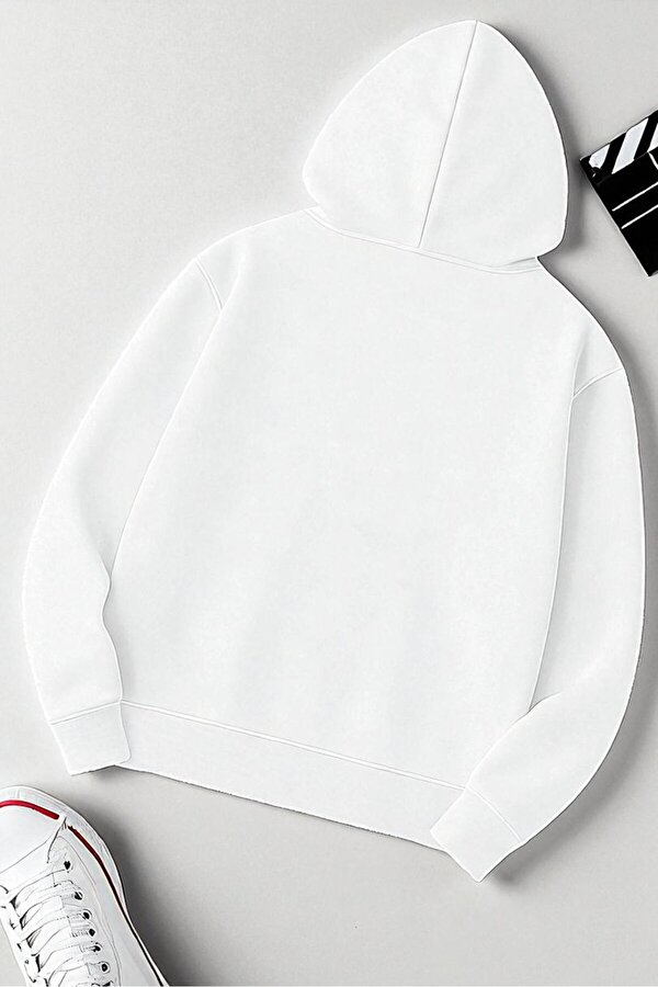 Unisex Tasarım Baskılı Kapüşonlu Sweatshirt 2 li Fırsat Paketi