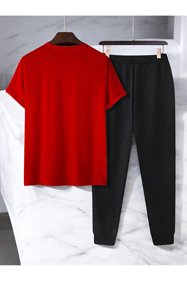 Unisex Beatiful Soul Tasarım Basklı Tshirt Eşofman Takımı