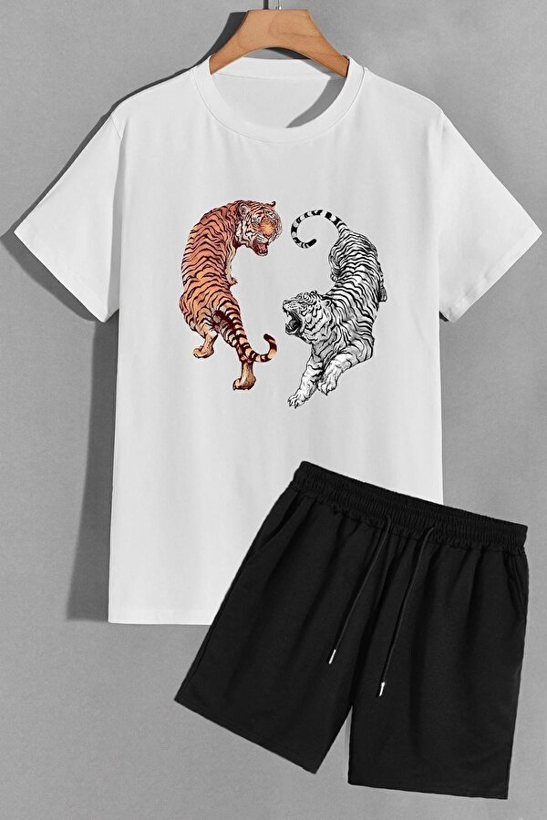 Tiger Şort T-shirt Eşofman Takımı