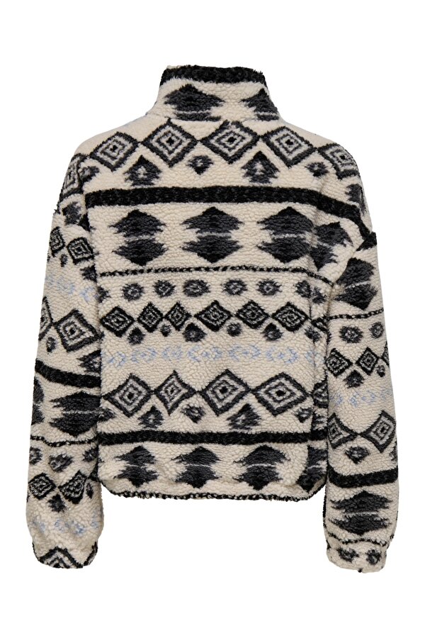 Onljanne Life Aztec Teddy Kadın Sweatshirt 15267415