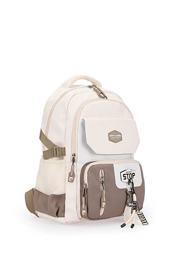 1916 Okul çantası Suya Dayanıklı Çok bölmeli BEJ