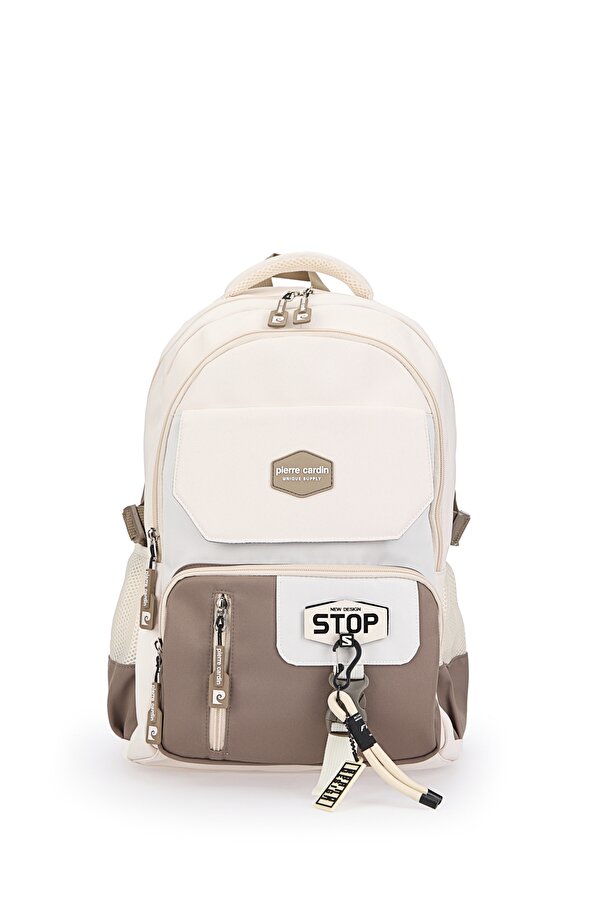 1916 Okul çantası Suya Dayanıklı Çok bölmeli BEJ