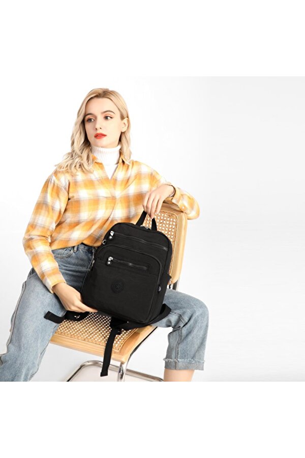 Krinkıl Kumaş Unisex Sırt Çantası 1207