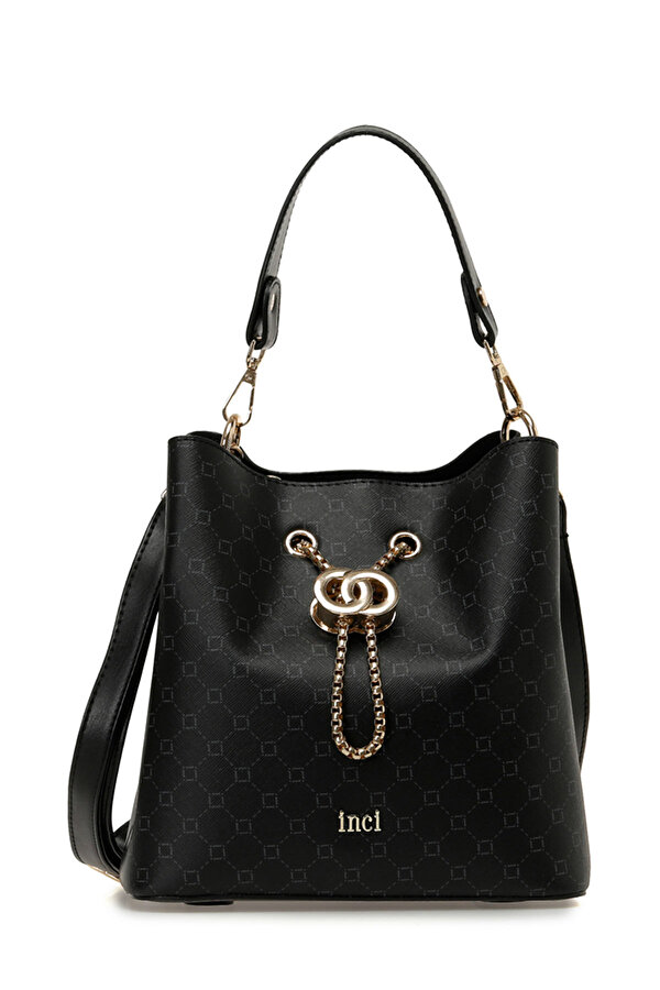 INCI MNG INCIHANDLE 5PR Siyah Kadın Kol Çantası