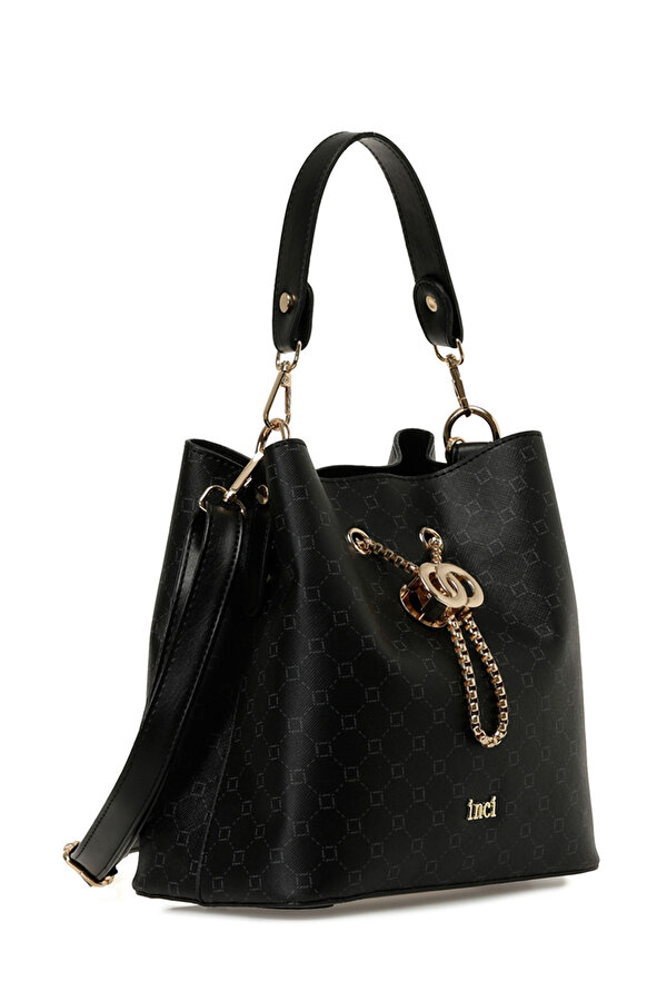 INCI MNG INCIHANDLE 5PR Siyah Kadın Kol Çantası