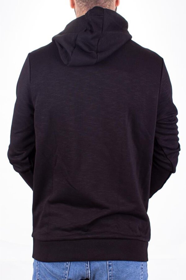 Twister 1931 Siyah Kapüşonlu Erkek Sweatshirt